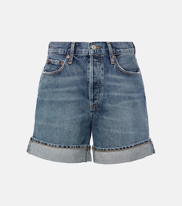 Dame high-rise denim shorts | Agolde