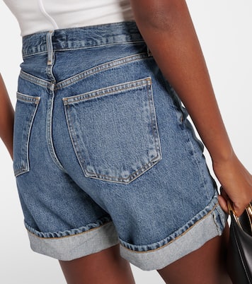 Dame high-rise denim shorts | Agolde
