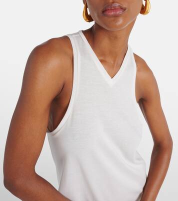 Robe longue Vernetta en coton mélangé | Khaite