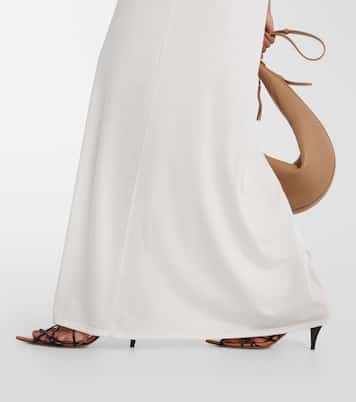 Robe longue Vernetta en coton mélangé | Khaite