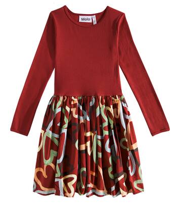 Robe Casie imprimée en coton mélangé | Molo