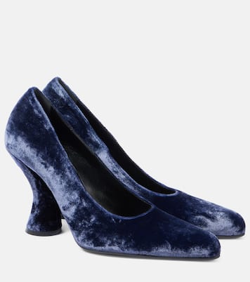 Pumps 95 aus Samt | Dries Van Noten
