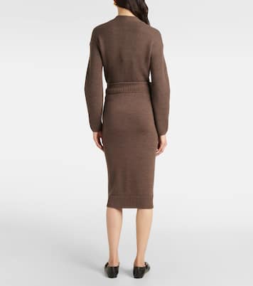 Midirock Melk aus Schurwolle | Max Mara