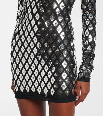 Studded jersey minidress | Rabanne