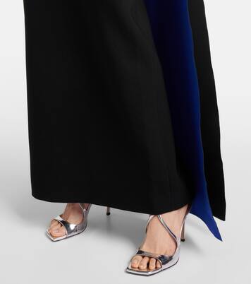 Robe longue Maite en crêpe | Roksanda