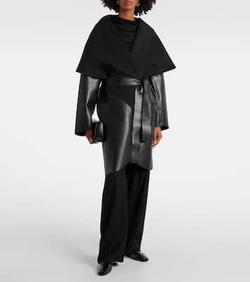 Abrigo reversible de piel sintética | Norma Kamali