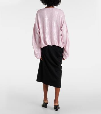 Blouse à sequins | Dries Van Noten