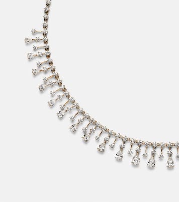 Choker in oro 18kt (750/1000) con diamanti | Kamyen