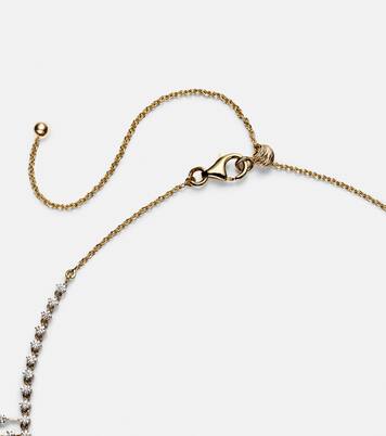 Choker in oro 18kt (750/1000) con diamanti | Kamyen