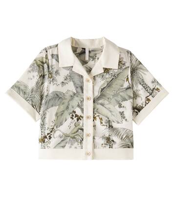 Wylie floral cotton shirt | Zimmermann Kids