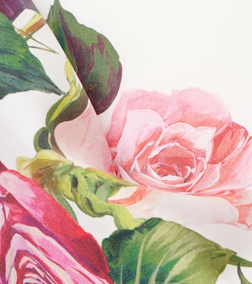 Foulard in seta con stampa floreale | Dolce&Gabbana