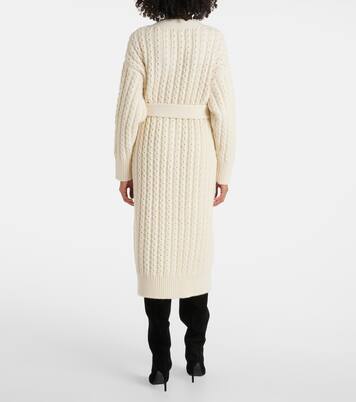 羊毛裹身开衫 | Alaïa