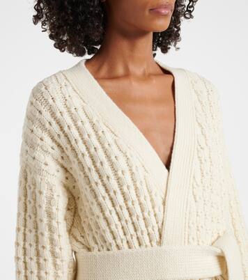 羊毛裹身开衫 | Alaïa