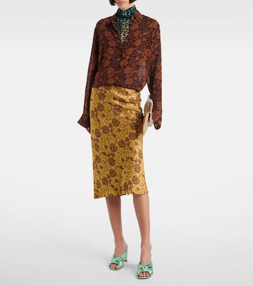 Sandalen Avenue 85 aus Metallic-Leder | Jimmy Choo