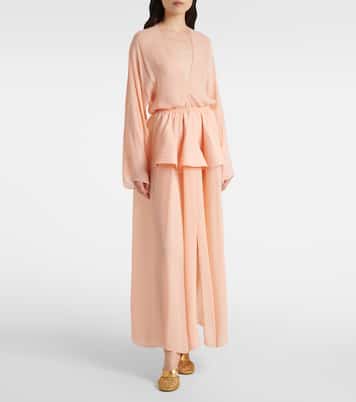 Escarpins Infradito Fishnet 90 en cuir | Alaïa