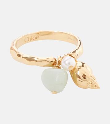 Ring Chloé Shells mit Zierperlen | Chloé