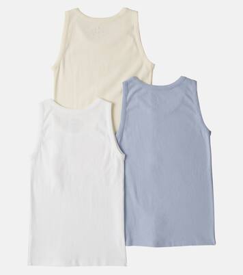 Athis set of 3 cotton tank tops | Bonpoint
