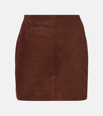Minirock Remi aus Veloursleder | Nour Hammour