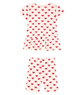 Printed cotton T-shirt and leggings set | Konges Sløjd