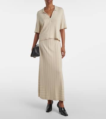 Polohemd aus Baumwolle und Seide | Joseph