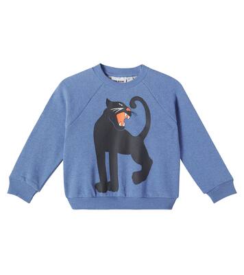 Printed cotton jersey sweatshirt | Mini Rodini