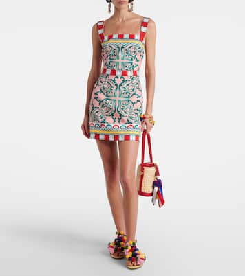 Verzierte Sandalen aus Raffiabast  | Dolce&Gabbana