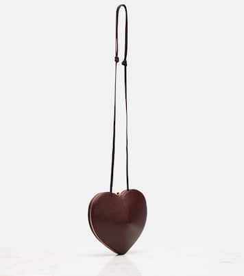Le Cœur suede shoulder bag | Alaïa