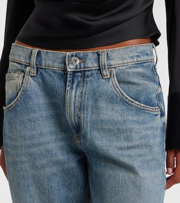 Logo直筒牛仔裤 | Blumarine