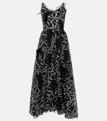 Robe longue Axis à ornements | Maticevski