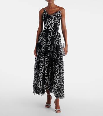 Robe longue Axis à ornements | Maticevski