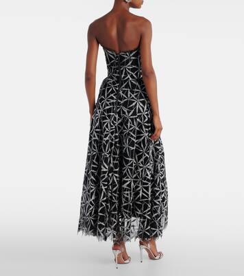 Robe longue Axis à ornements | Maticevski