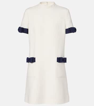 Crepe Couture bow-detail minidress | Valentino