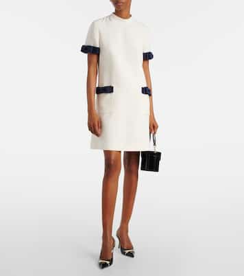 Crepe Couture bow-detail minidress | Valentino