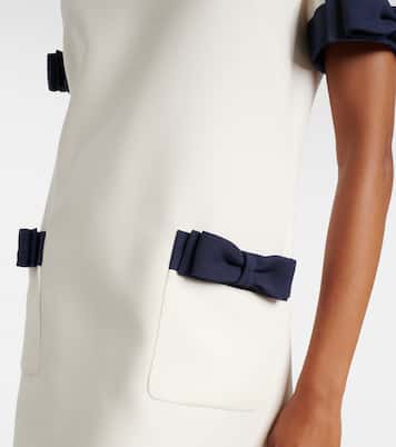 Crepe Couture bow-detail minidress | Valentino