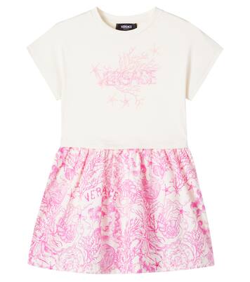Robe t-shirt Barocco en coton | Versace Kids