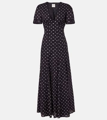 Robe longue Paloma à pois | Posse