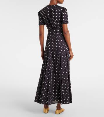 Robe longue Paloma à pois | Posse
