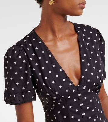 Robe longue Paloma à pois | Posse