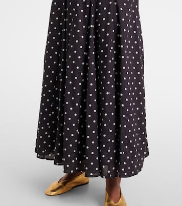 Robe longue Paloma à pois | Posse