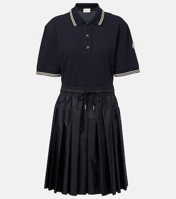 Technical cotton polo dress | Moncler
