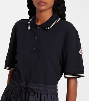 Technical cotton polo dress | Moncler