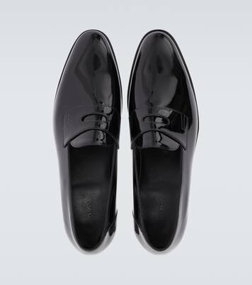 Jamie patent leather penny loafers | John Lobb