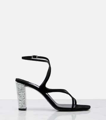 Azie 85 embellished suede sandals | Jimmy Choo