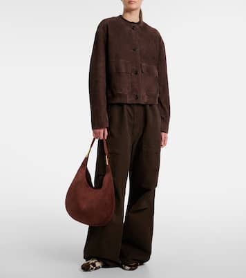 Florence M号绒面革单肩包 | Savette