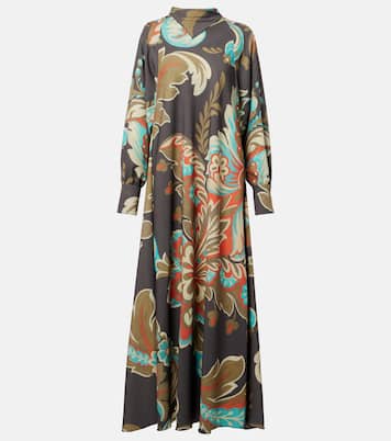 Printed asymmetric maxi dress | Etro