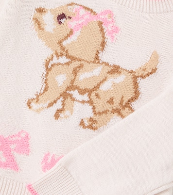 Baby Pullover aus Baumwolle und Wolle | Monnalisa