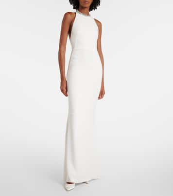 Jewel 85 embellished satin pumps | Roger Vivier