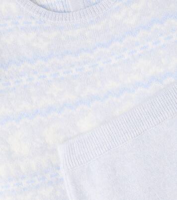 Baby wool and cashmere sweater and pants set | Tartine et Chocolat