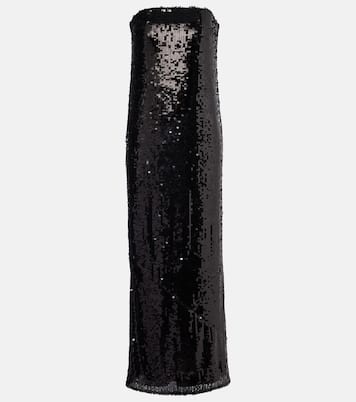 Robe bustier longue à sequins | Rotate