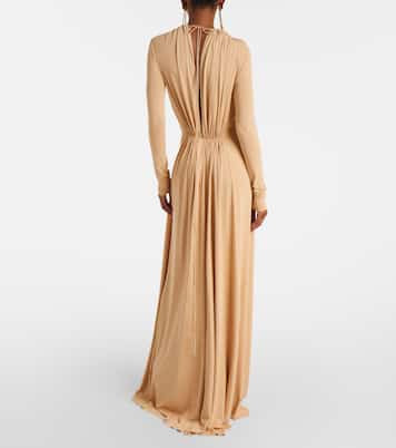 Asymmetric draped gown | Victoria Beckham